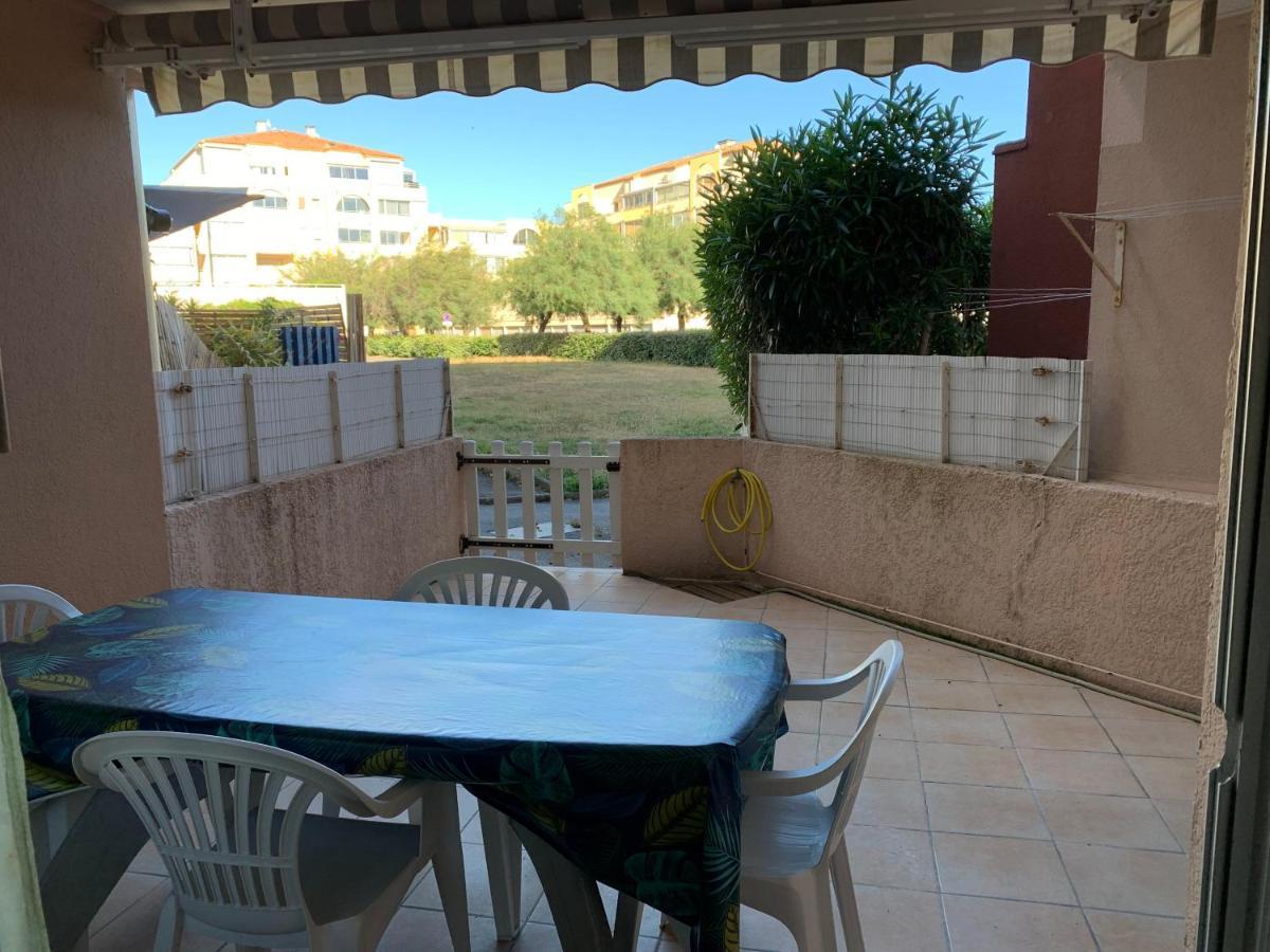 T2 Climatise - Rdc & Belle Terrasse A Frontignan Plage Kültér fotó