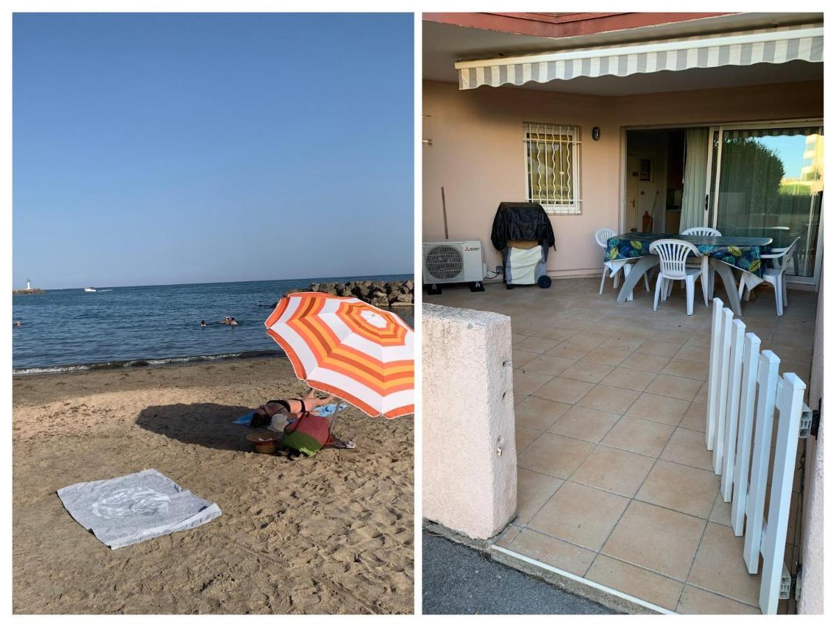 T2 Climatise - Rdc & Belle Terrasse A Frontignan Plage Kültér fotó